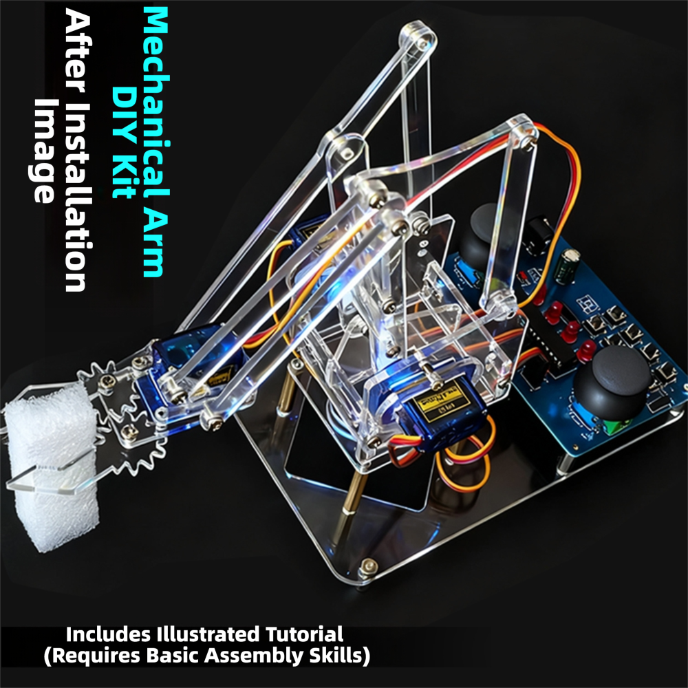 Diy Electronics For Adults - Complete DIY Robotic Arm Assembly Learning