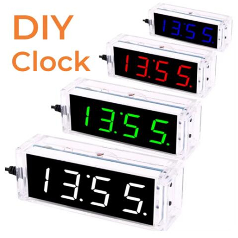 Diy Electronics For Adults - DIY Digital Clock Kit Display Date