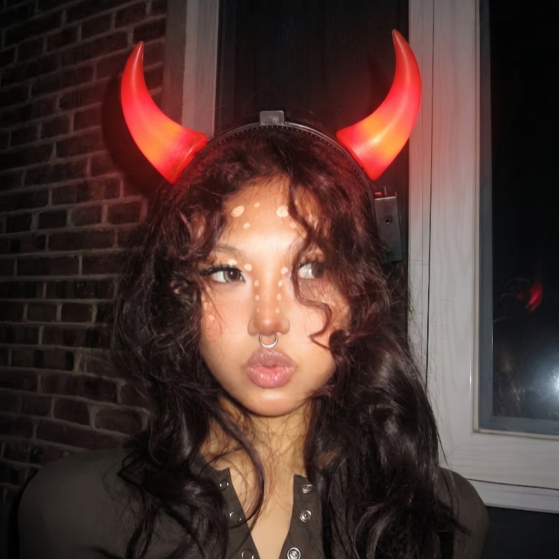 LED Devil Horns Headband Light – обзор и цена Diy Halloween Electronics
