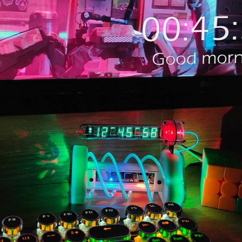 Room Design Clock Bedside Tabl – обзор и цена Diy Electronics Desk