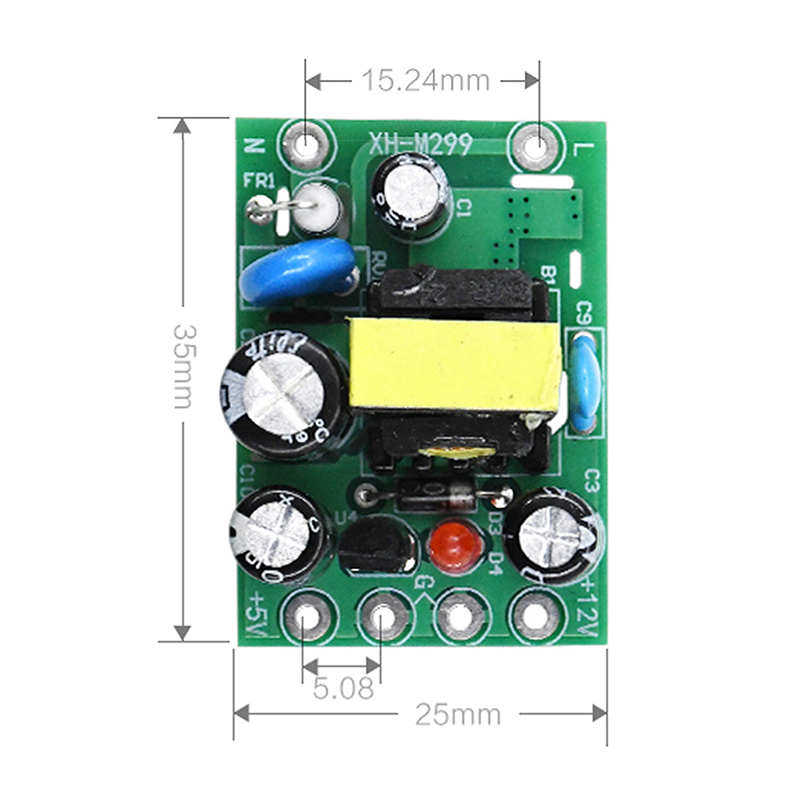 1pc AC-DC Power Supply Module  – обзор и цена Diy Electronics Power Supply