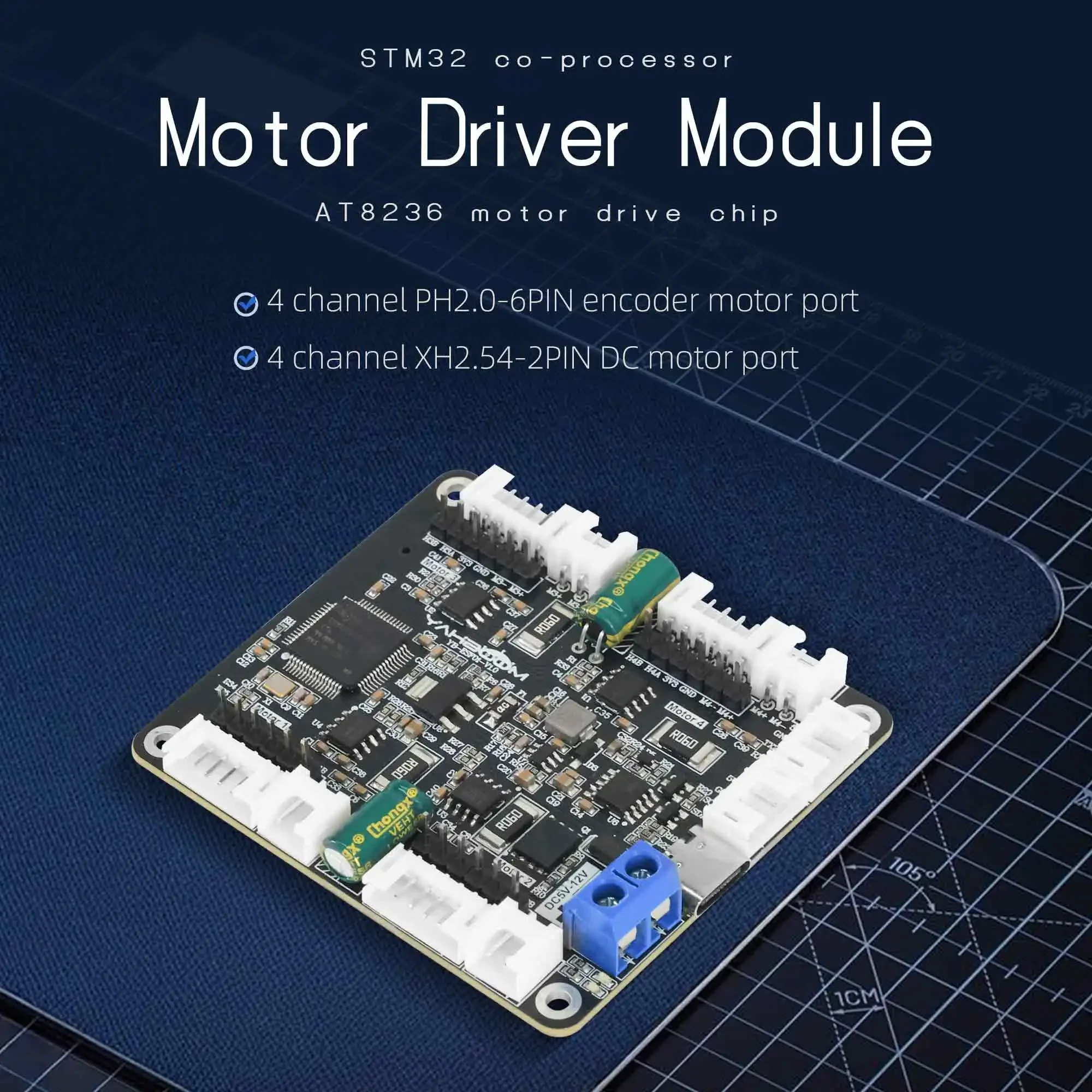 Yahboom 4-Channel Encoder Moto – обзор и цена Diy Electronics Motor