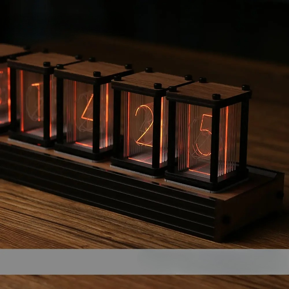 RGB Nixie Tube Clock DIY Table – обзор и цена Diy Electronics Desk
