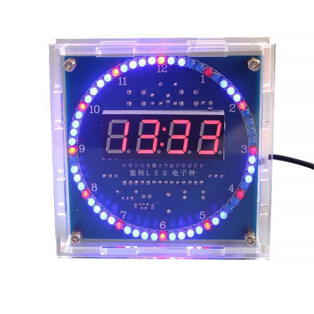 Rotating LED DIY Electronic Cl – обзор и цена Diy Electronics For Adults