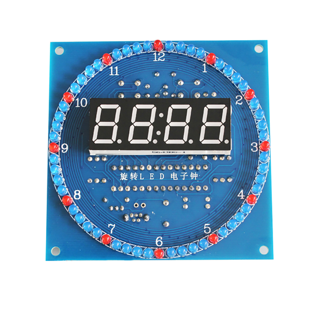Rotating LED DIY Electronic Cl – обзор и цена Diy Electronics For Adults