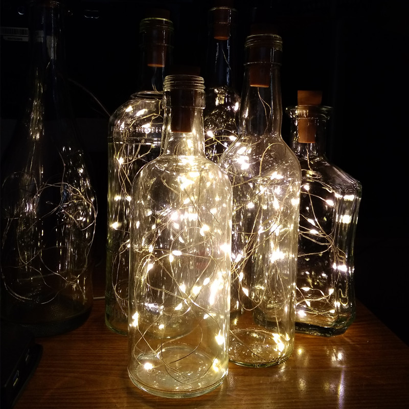 6pcs 20led Wine Bottle with Co – обзор и цена Diy Halloween Electronics