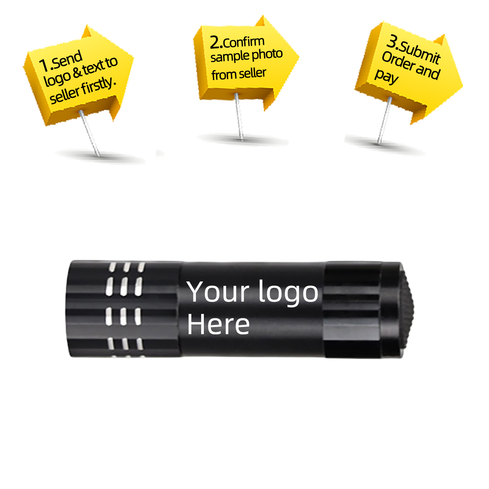 20pcs Customize Flashlight Log – обзор и цена Diy Halloween Electronics