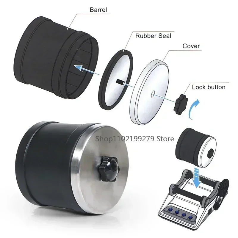 110/220V Rock Tumbler Kit DIY  – обзор и цена Diy Electronics Kids