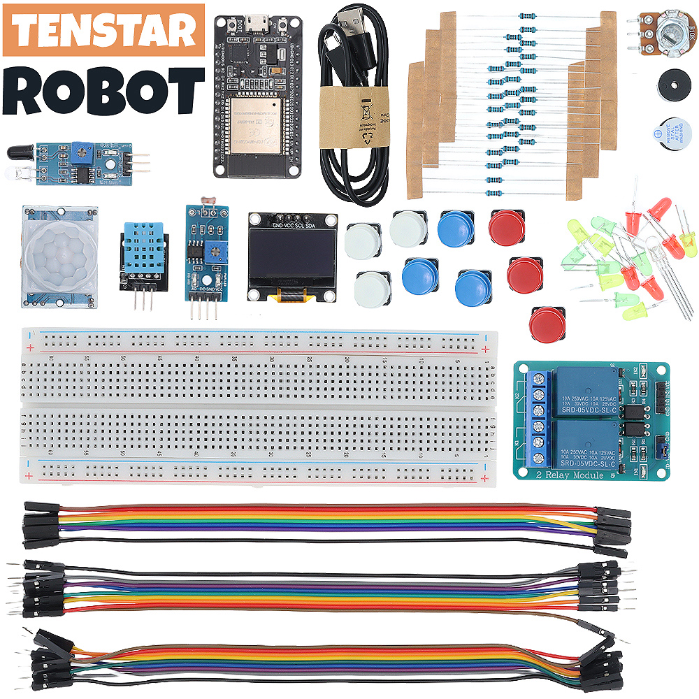 Basic Starter Kit for ESP32 ES – обзор и цена Arduino Uno Starter Kit