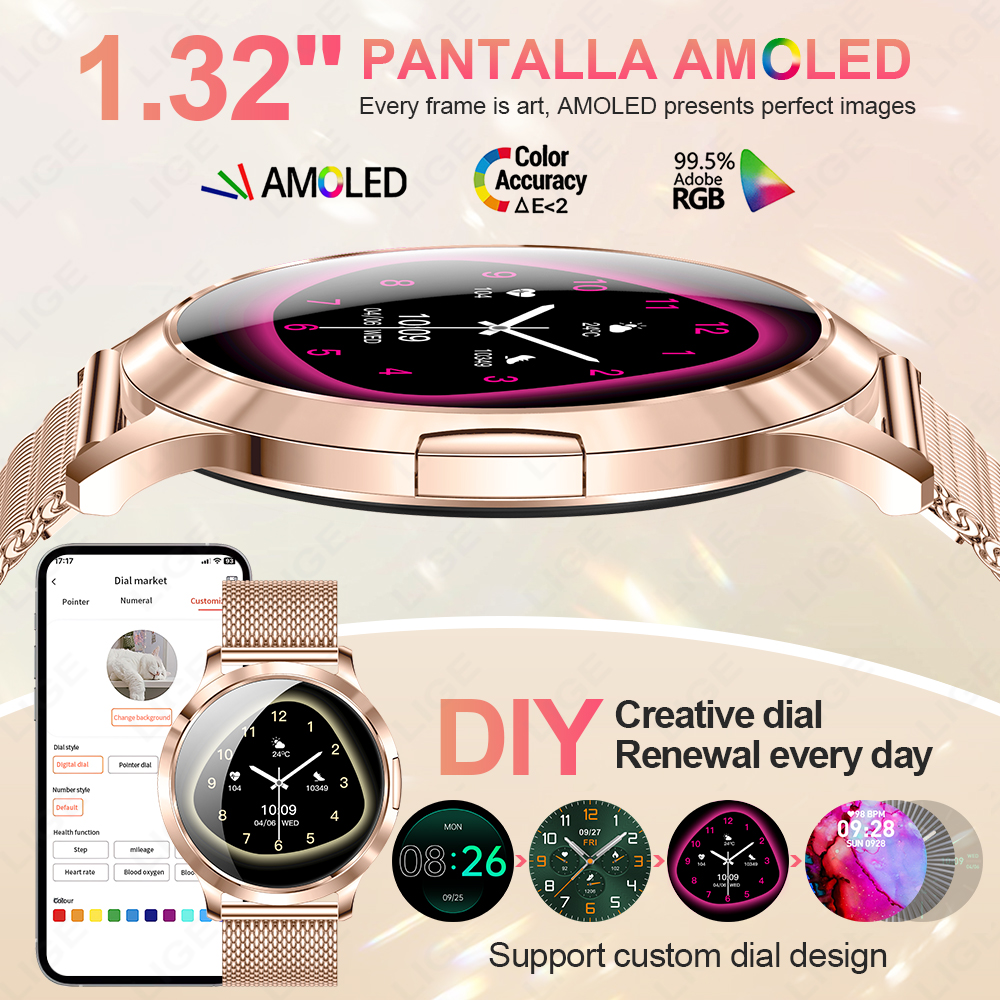 LIGE 2026 New Smart Watch Wome – обзор и цена Diy Electronics For Adults