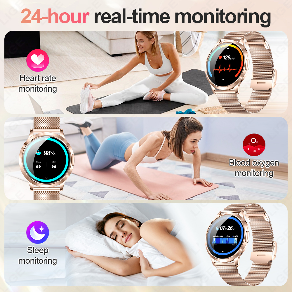LIGE 2026 New Smart Watch Wome – обзор и цена Diy Electronics For Adults