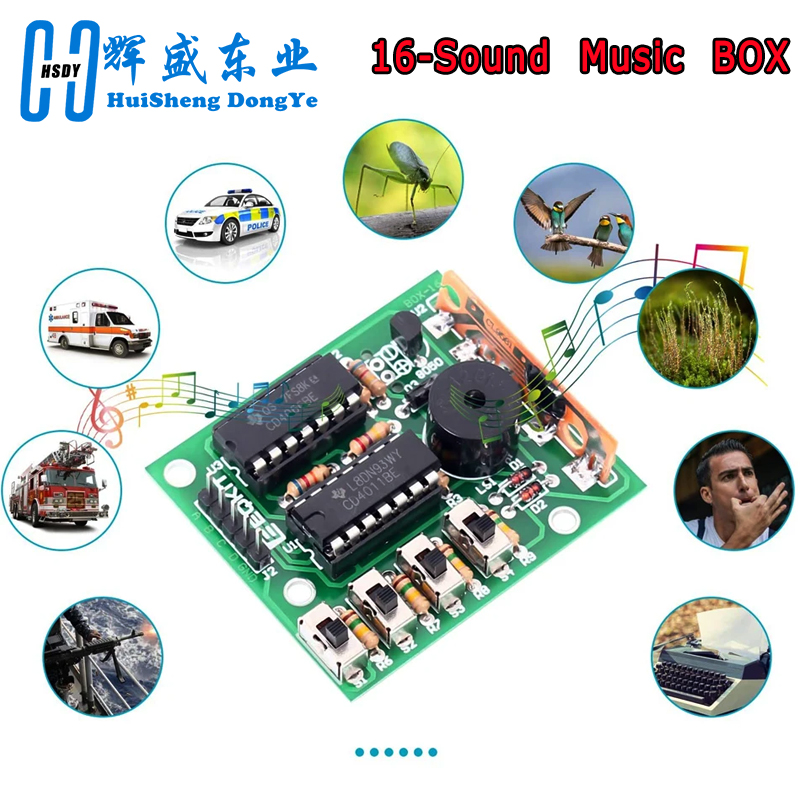 16 Music Sound Box BOX-16 Boar – обзор и цена Diy Electronics Kids
