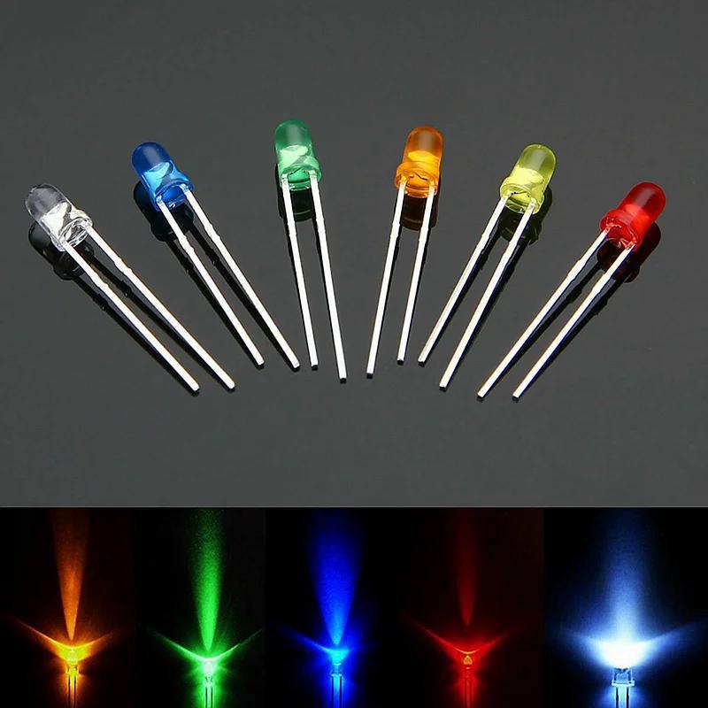 100/200PCS 3mm 5mm Multicolor  – обзор и цена R/Diy Electronics