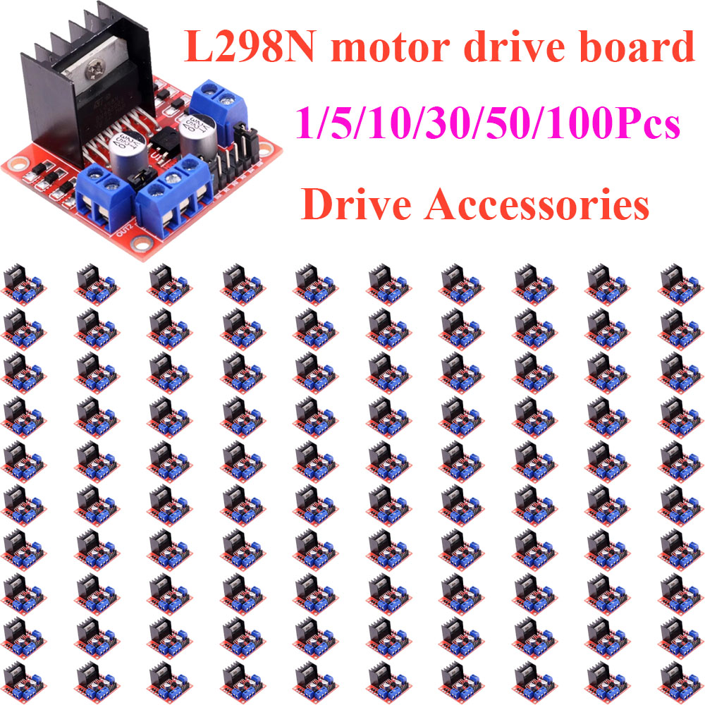 1~100Pcs L298N DC Stepper Moto – обзор и цена Diy Electronics Motor