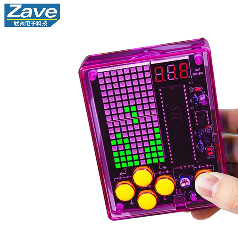 Pixel Game Console Making Kit: – обзор и цена Diy Electronics For Adults