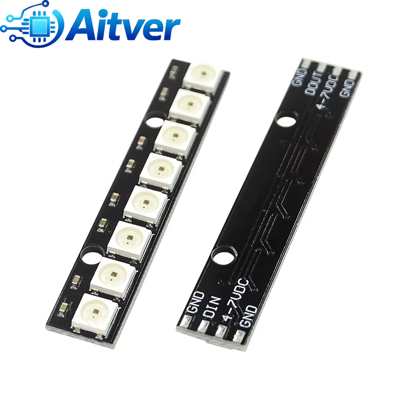 WS2812B 8Bit RGB LED Module 5V – обзор и цена Diy Electronics Address