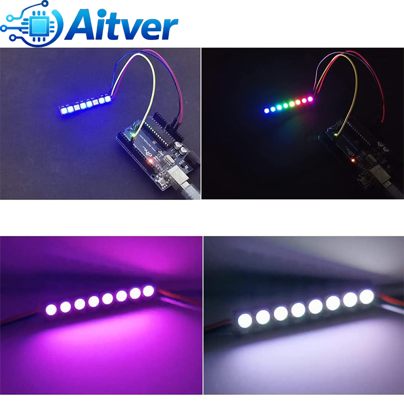 WS2812B 8Bit RGB LED Module 5V – обзор и цена Diy Electronics Address