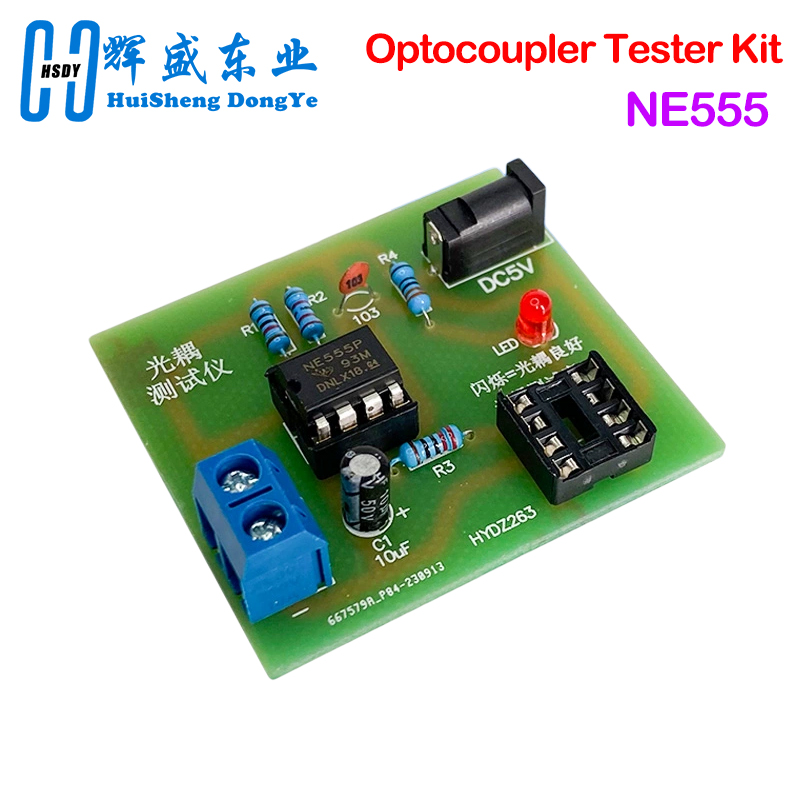 Optocoupler Tester Kit 555 App – обзор и цена Diy Electronics Test Equipment