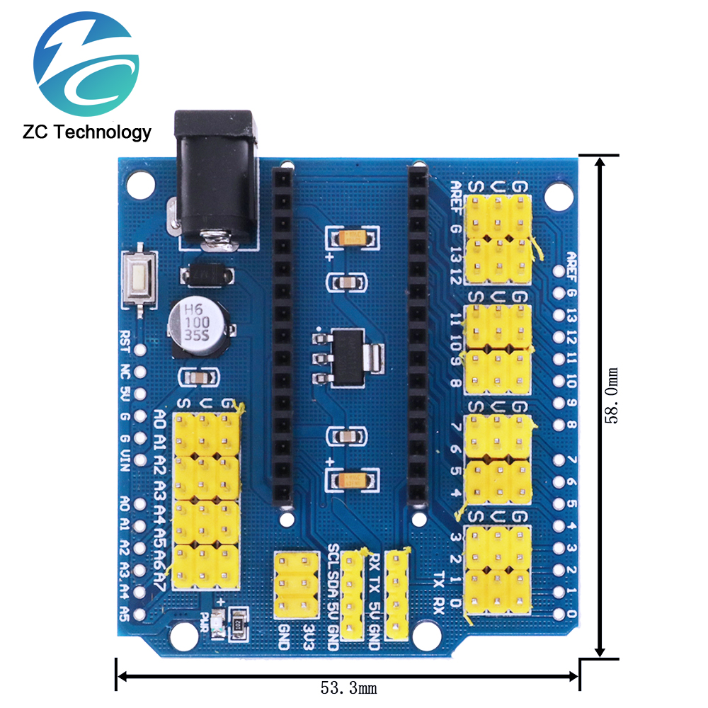 ATMEGA328P NANO IO Shield And  – обзор и цена Arduino Uno Starter Kit