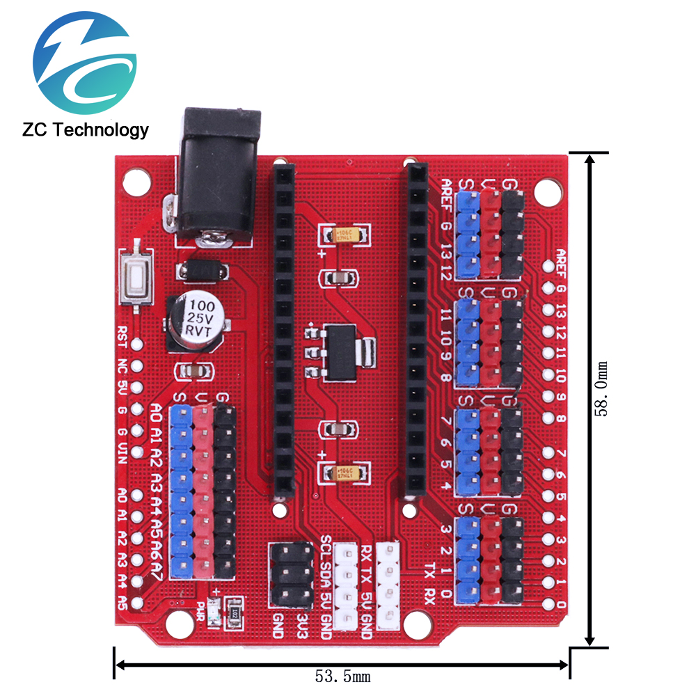 ATMEGA328P NANO IO Shield And  – обзор и цена Arduino Uno Starter Kit