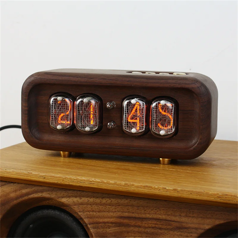 Black Walnut Solid Wood Glow D – обзор и цена Diy Electronics Desk