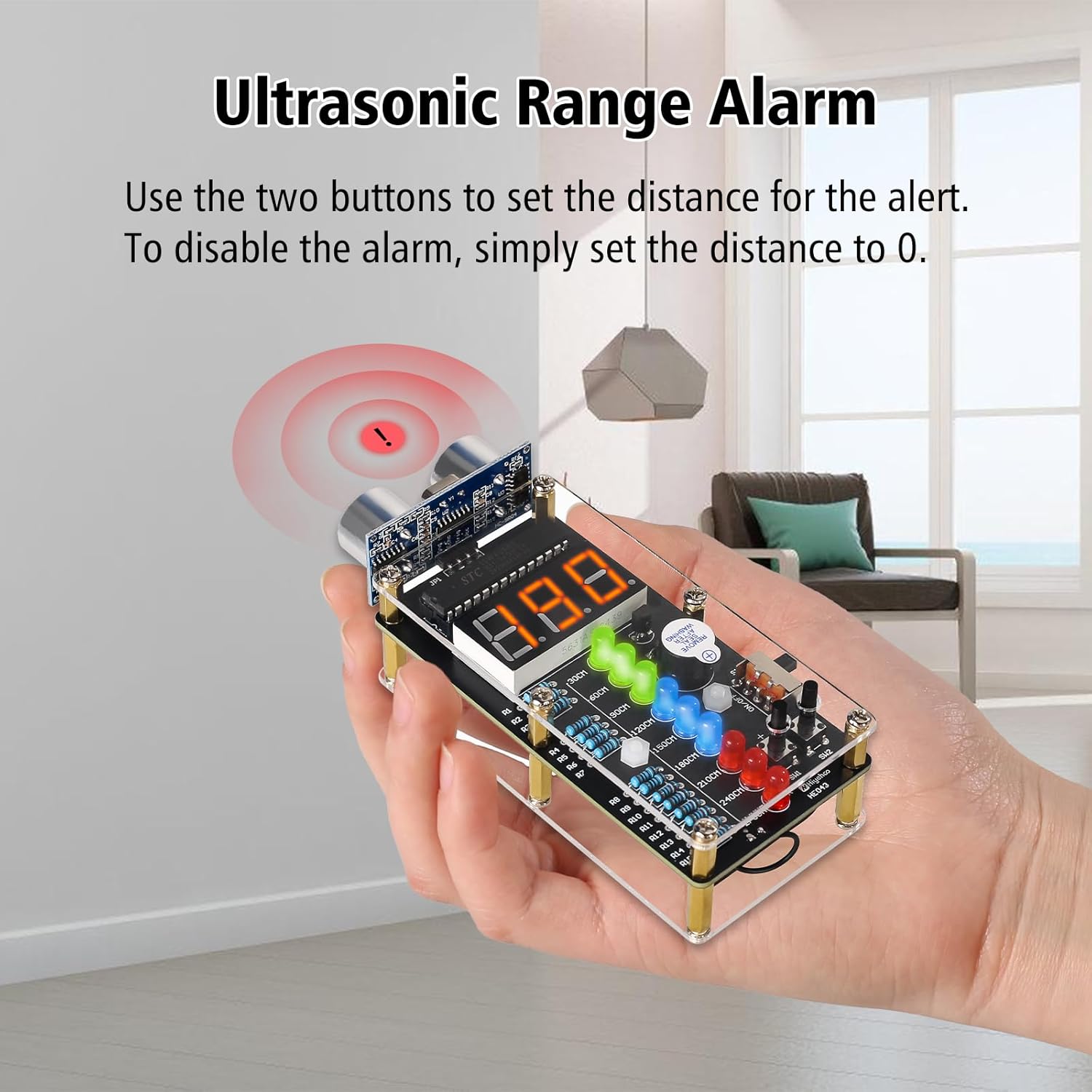DIY Ultrasonic Ranging Alarm K – обзор и цена Diy Electronics For Adults
