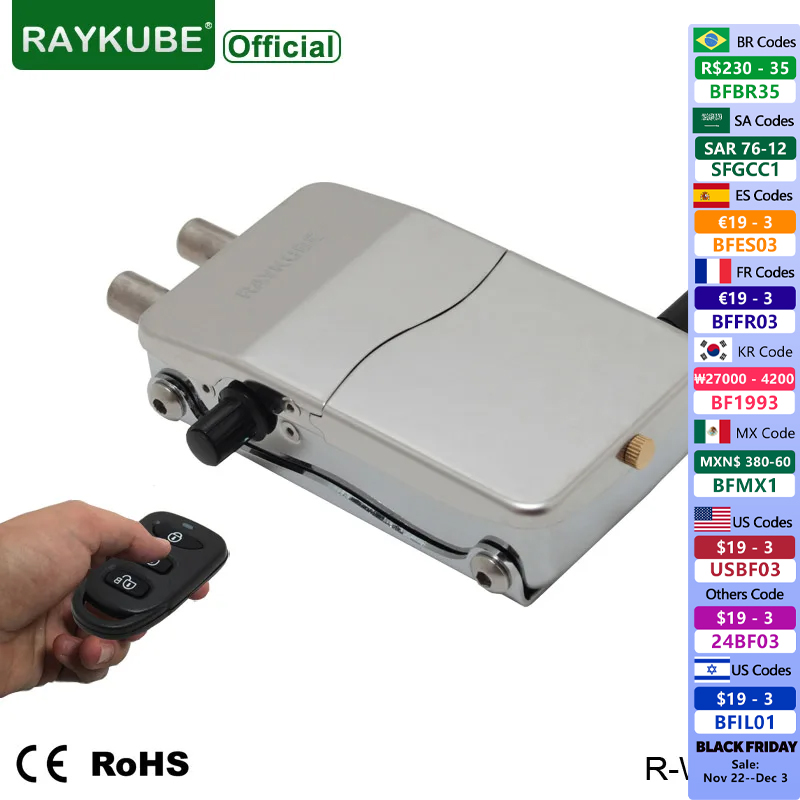 RAYKUBE Electronic Door Lock K – обзор и цена R/Diy Electronics