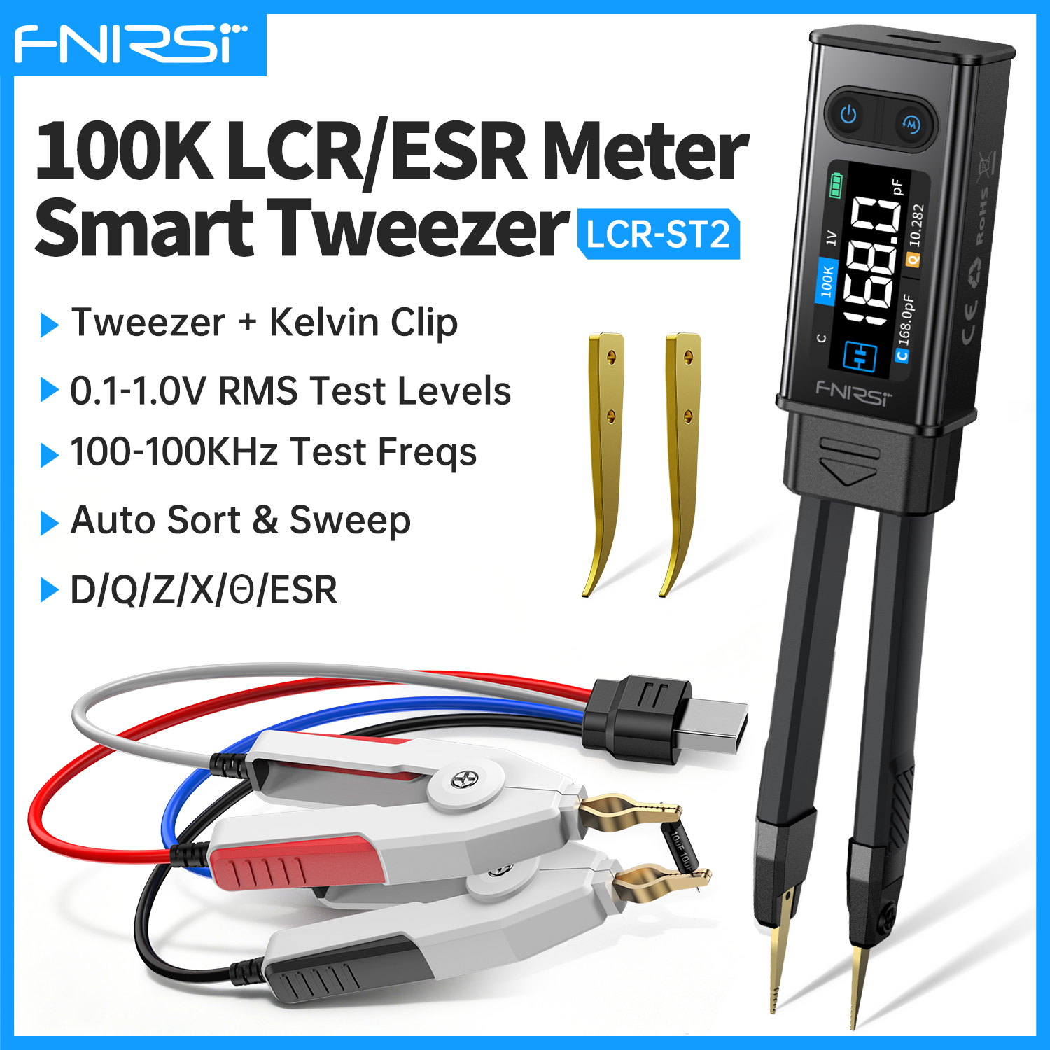 FNIRSI LCR-ST2 Digital LCR Met – обзор и цена R/Diy Electronics