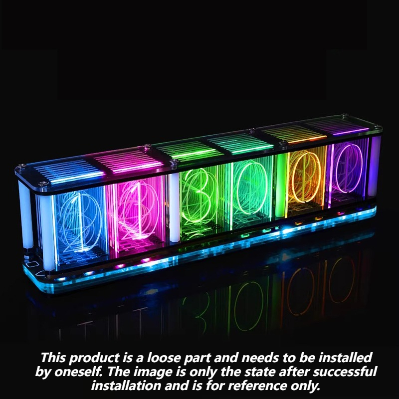 Glow Tube Clock Kit DIY Electr – обзор и цена Diy Electronics Desk