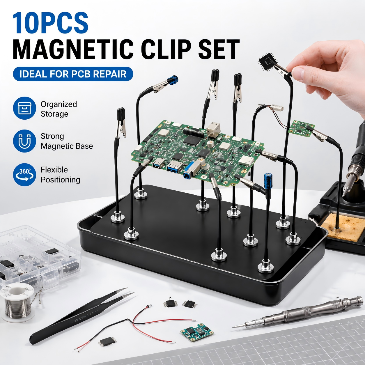 Magnetic Soldering Third Hand  – обзор и цена Useful Diy Electronics