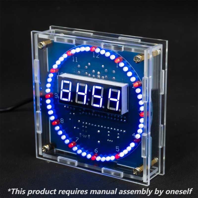 Electronic Clock DIY Light Con – обзор и цена Diy Electronics Desk