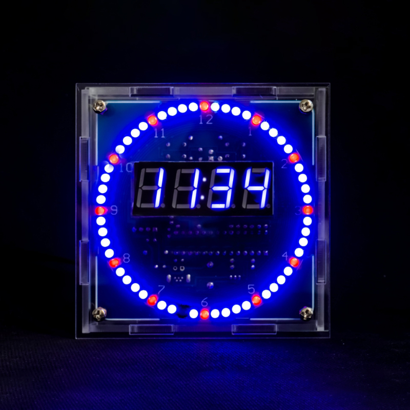Electronic Clock DIY Light Con – обзор и цена Diy Electronics Desk