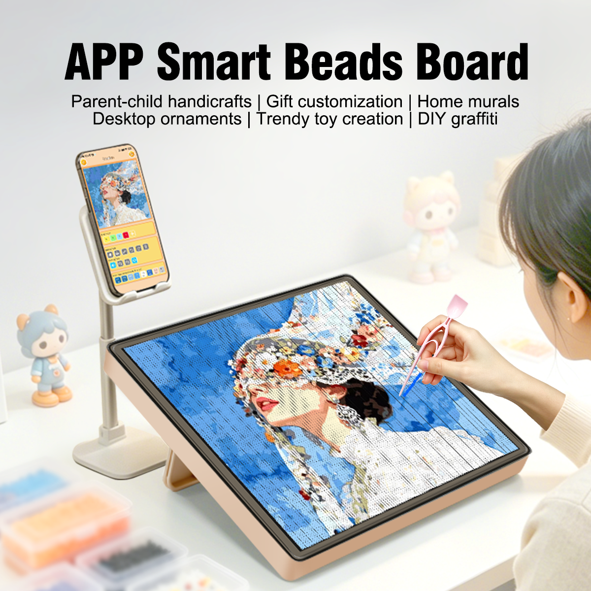 Smart LED Fuse Beads Pegboard  – обзор и цена Diy Electronics Desk