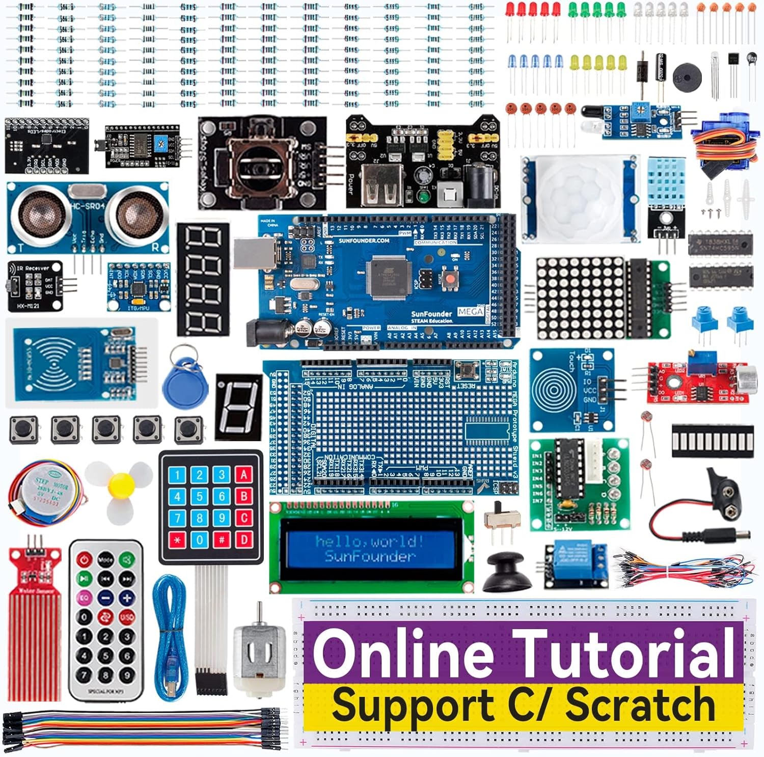 SunFounder Project The Most Co – обзор и цена Arduino Uno Starter Kit