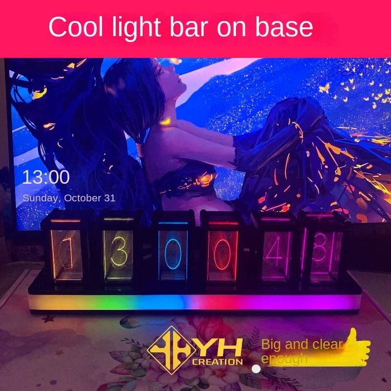 Led Table Clock Digital Silent – обзор и цена Diy Electronics Desk
