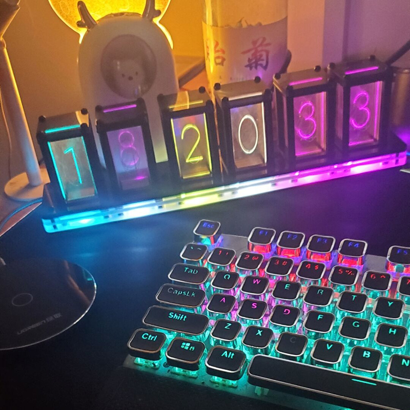 Led Table Clock Digital Silent – обзор и цена Diy Electronics Desk