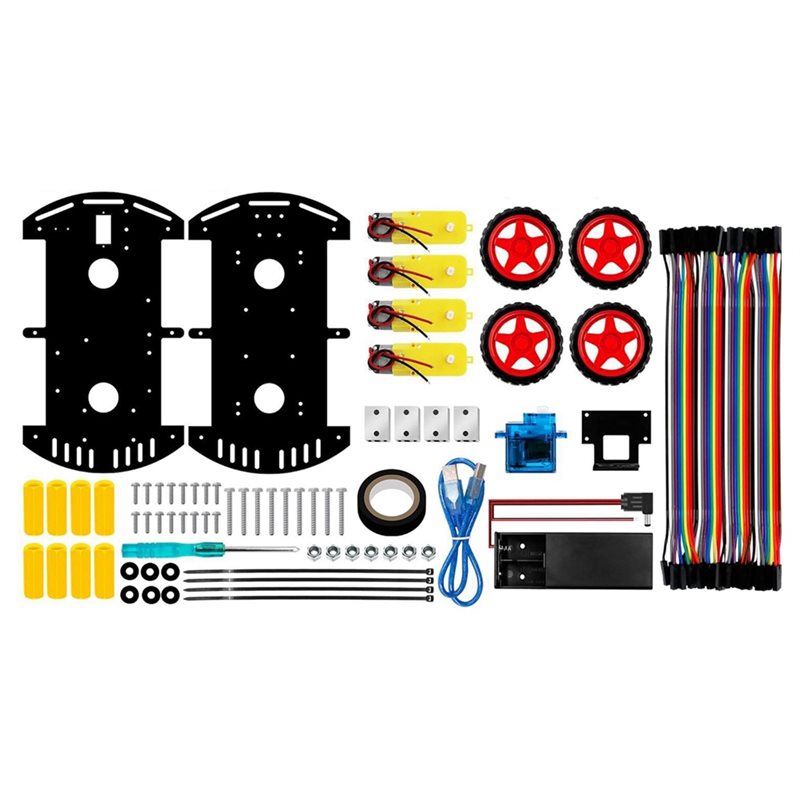 WOWFU-4WD Smart Robot Car Kit  – обзор и цена Arduino Uno Starter Kit