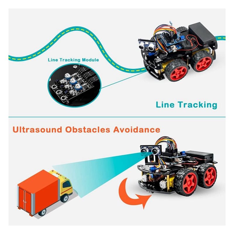 WOWFU-4WD Smart Robot Car Kit  – обзор и цена Arduino Uno Starter Kit