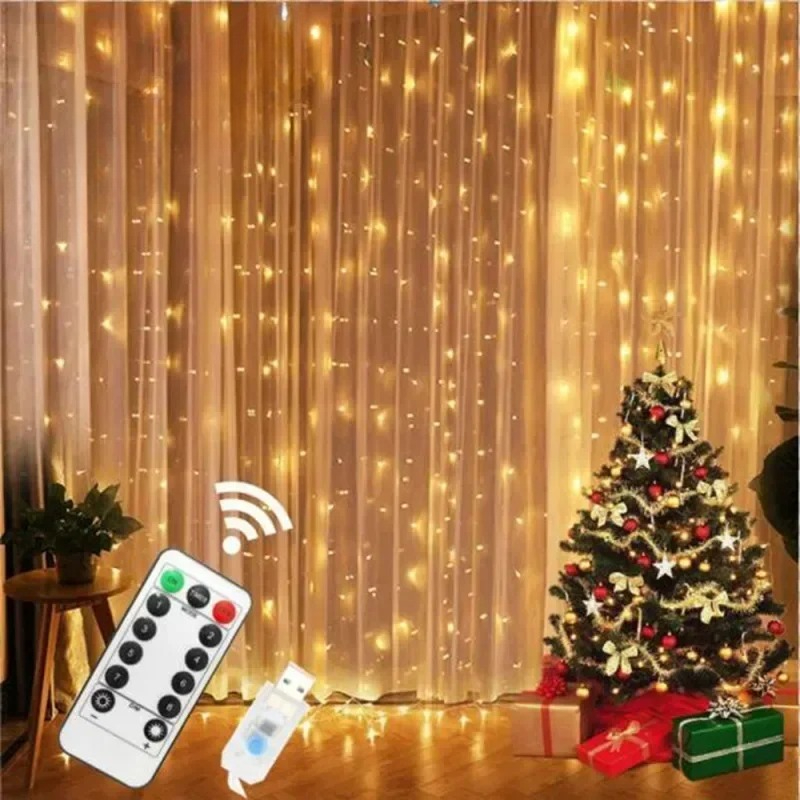 6x3M/3x3m Curtain Garland on T – обзор и цена Diy Electronics News