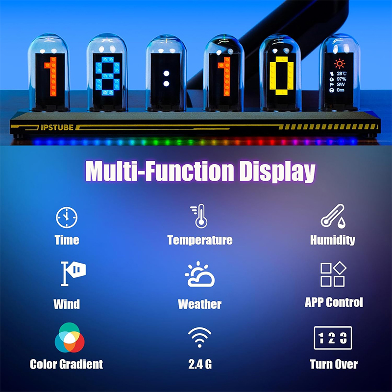 IPS Full Color Display Nixie T – обзор и цена Diy Electronics Desk