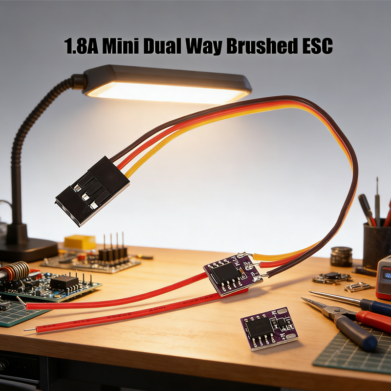NEW 1S 1.8A Brushed ESC Dual W – обзор и цена Diy Electronics Motor
