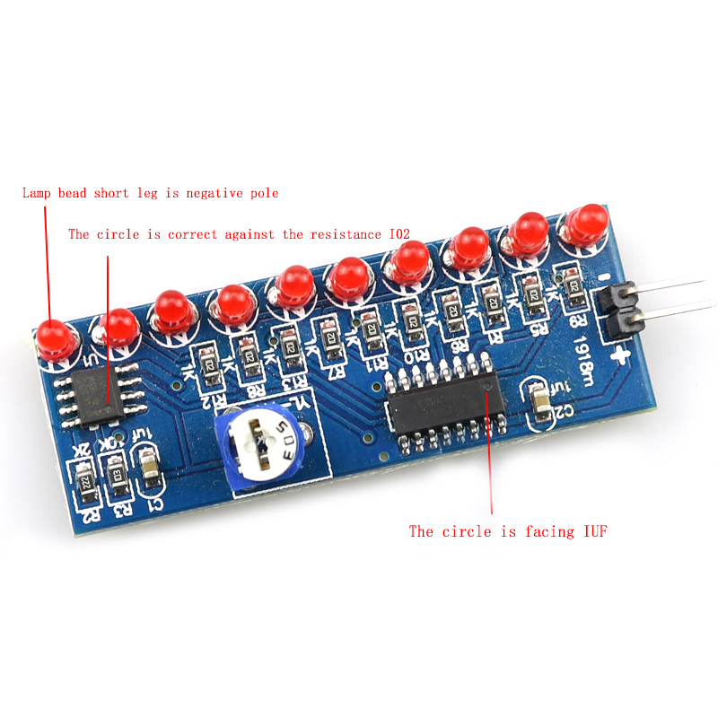 NE555+CD4017 Running LED Flow  – обзор и цена Diy Electronics News