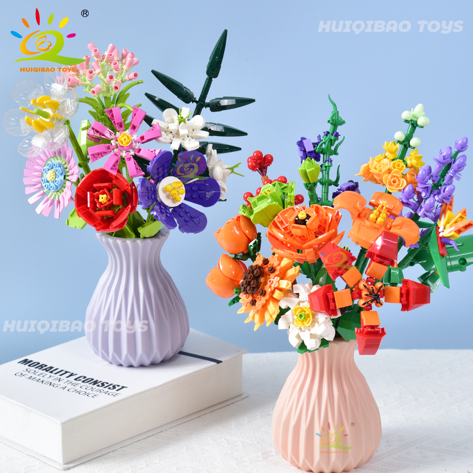 HUIQIBAO Flower Bouquet Buildi – обзор и цена Diy Electronics For Adults
