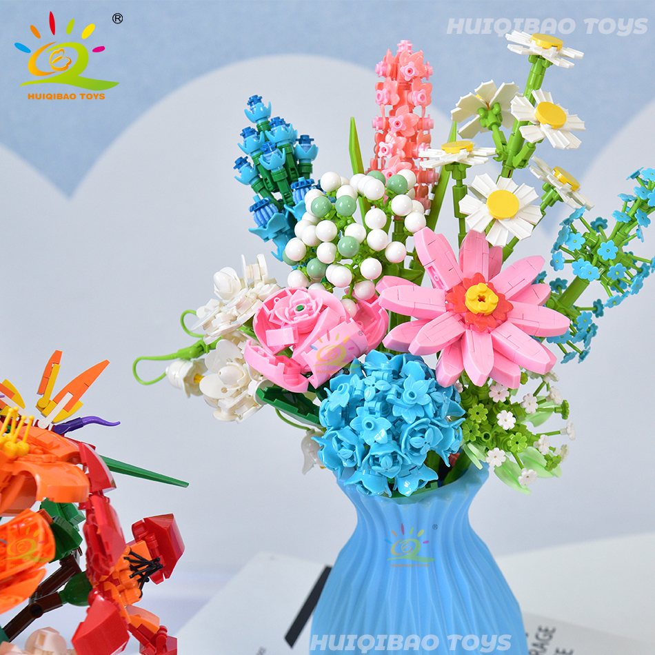 HUIQIBAO Flower Bouquet Buildi – обзор и цена Diy Electronics For Adults