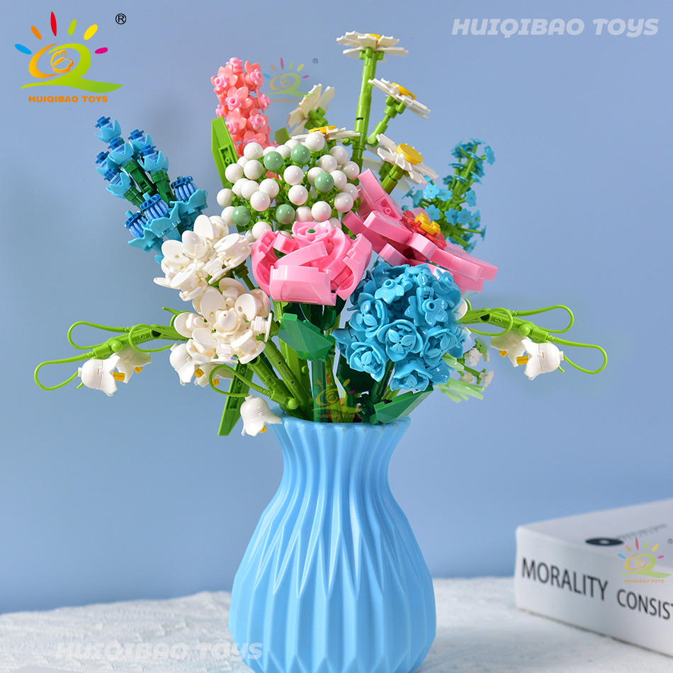 HUIQIBAO Flower Bouquet Buildi – обзор и цена Diy Electronics For Adults