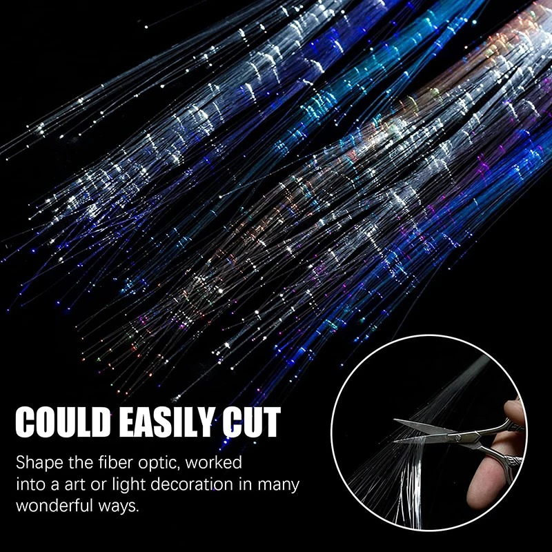 1-10PCS LED Glowing Hair Braid – обзор и цена Diy Halloween Electronics